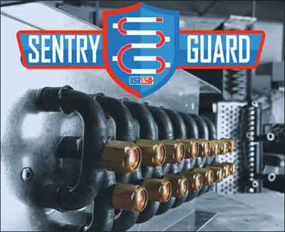 Sentryguard freeze resistant coils